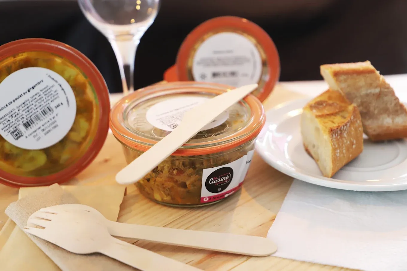 La Cuisine de Mon Père · Les bocaux